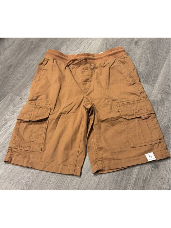 Sonoma Goods For Life Other - Sonoma Cargo Shorts Boys Large 14 16 Pull On Drawstring Brown NWT